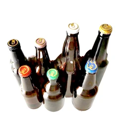 Factory Bulk Sale Custom 26mm Standard Size Easy Pull Ring Beer Bottle Crown Cap Metal Cap For Beer Glass Bottles