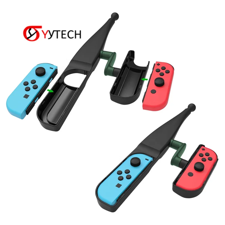 SYYTECH Game Wireless Handgrip Sense Stand Bracket Fishing Rod Pole for Nintendo Switch NS Game Accessories