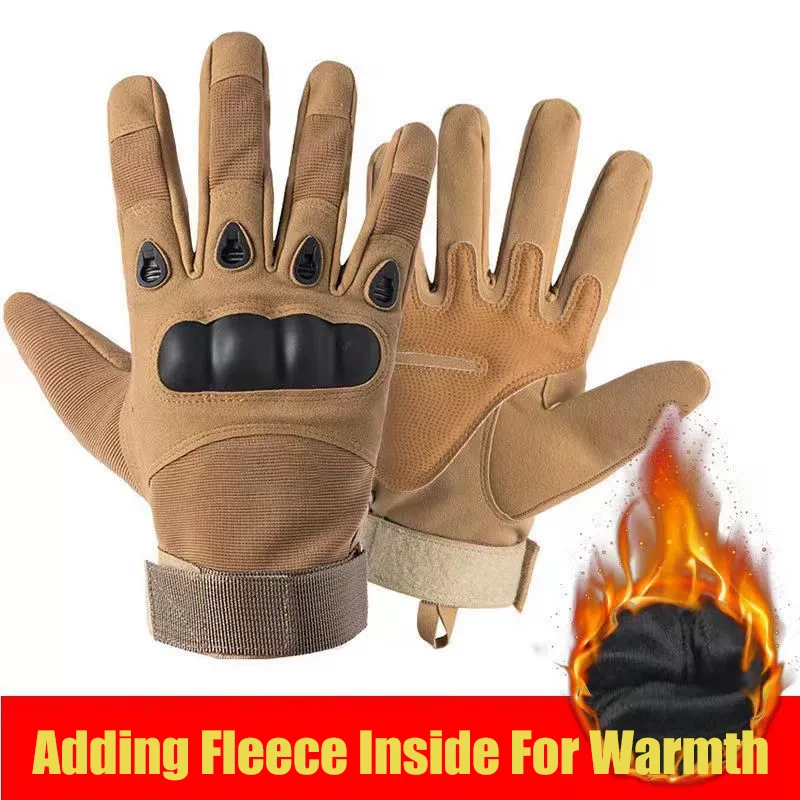 Factory Custom Full Half Finger Motorcycle Leather Sports Hunting guantes Shooting Outdoor Combat Tactical Gloves