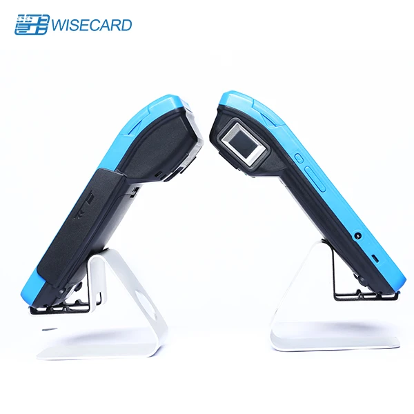 Wisecard T90 cheap price Portable Mobile 4G Android Handheld Pos Terminal Ticketing POS system With Printer for Mobile Payment