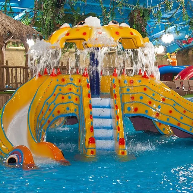 Aqua Park Equipment Octopus Fiberglass Water Slide