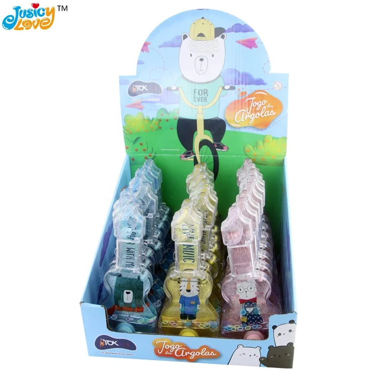 Хит продаж пластиковая гитара водяное кольцо игра игрушка сладкие конфеты