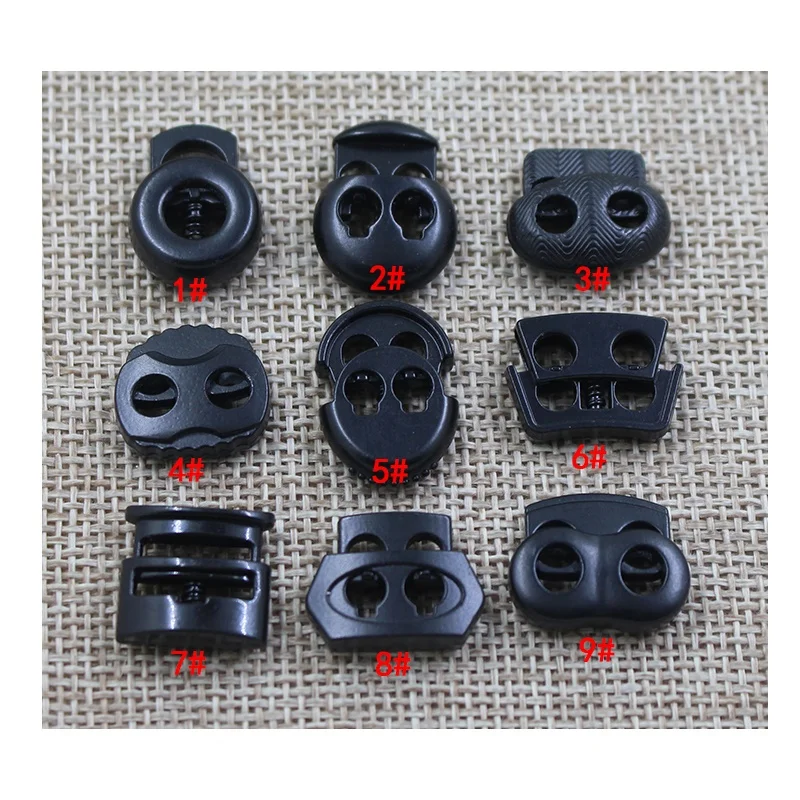 Factory direct high quality  metal cord lock pig nose double end stopper for clothing