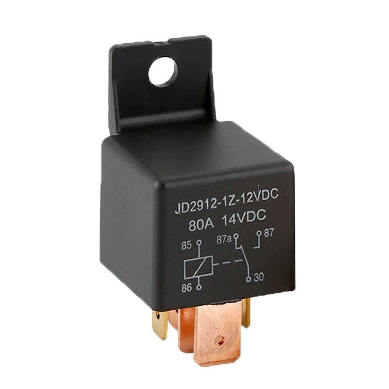  Прямая поставка от производителя 40A 80A 12V 24V авто двигатель adaper реле JD2912-1Z-12VDC для