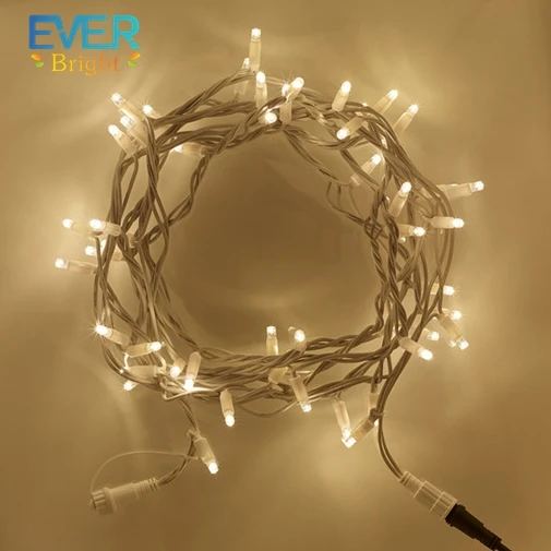 Wholesale custom  Christmas string lightings led garland light chain outdoor