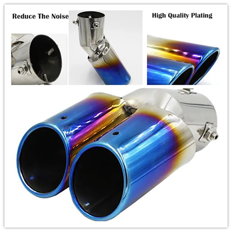 Car Exhaust Pipe Bender Stainless Steel Exhaust Pipe Silence Muffler Tip