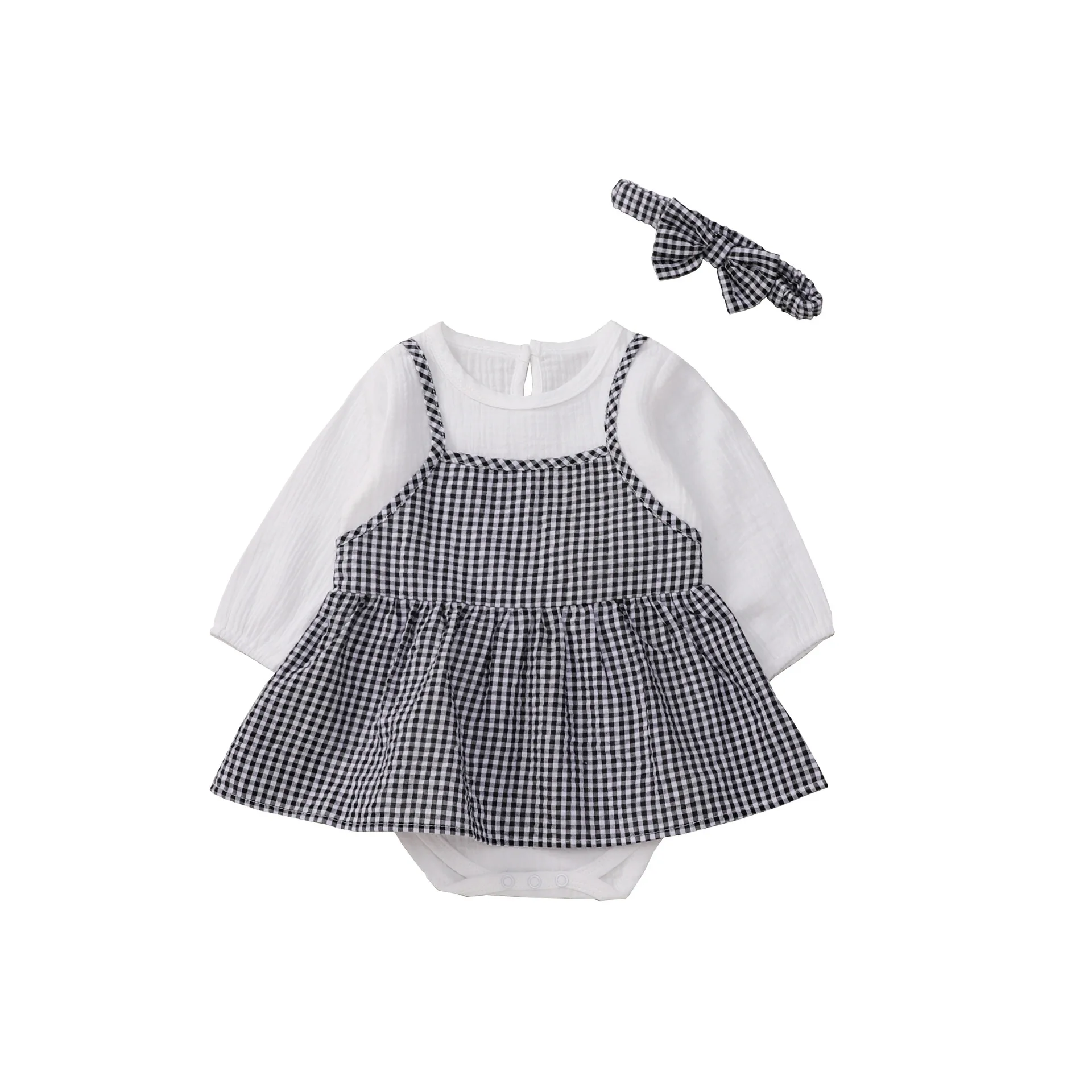 
 Осень 2019, новинка, треугольная Одежда для девочек и малышей, одежда из двух предметов для новорожденных, комбинезоны, платья от 6 до 9 месяцев  