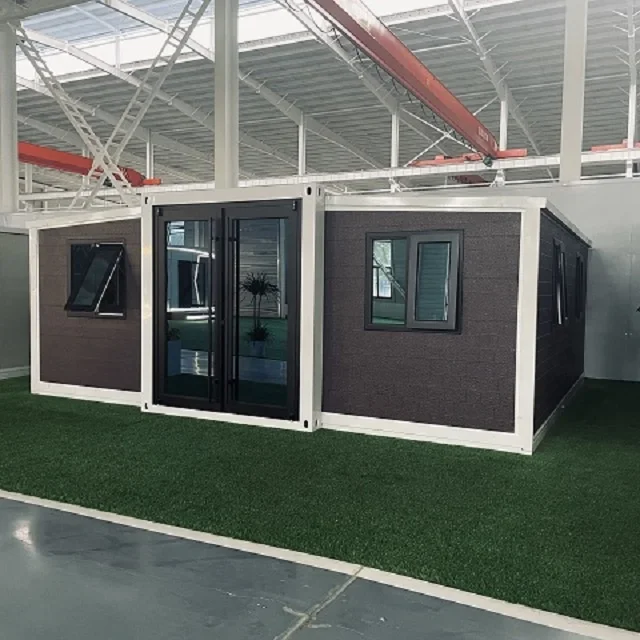 Manufactured homes instant prefabricated luxury expandable prefab houses Tiny house villa for Pop up store