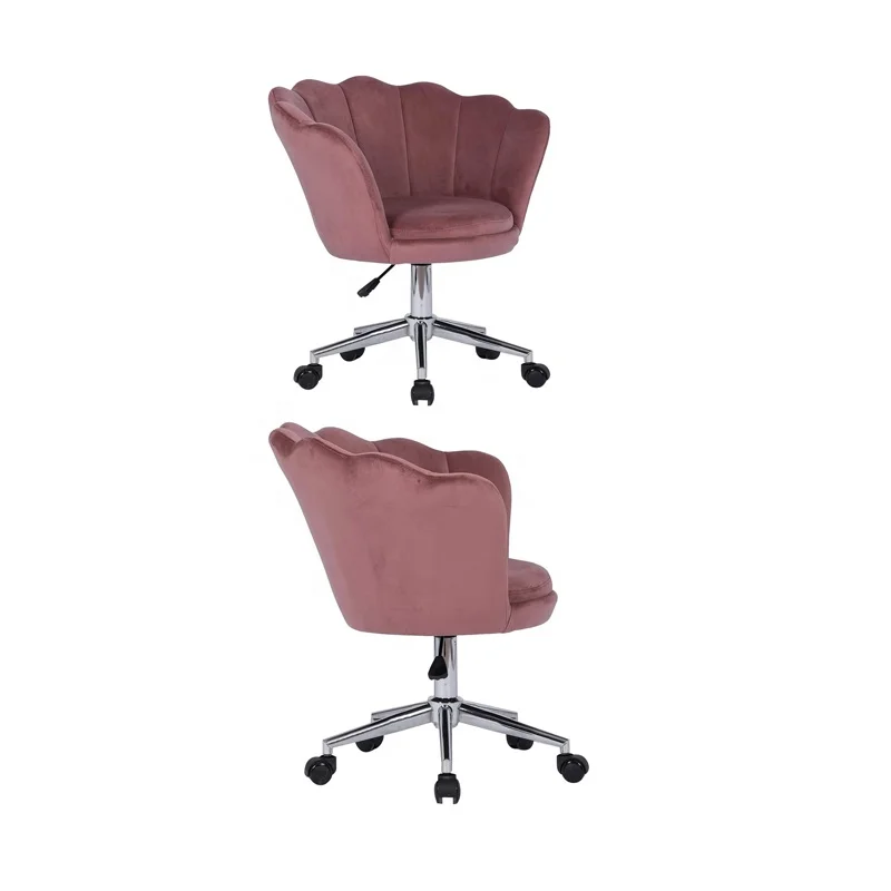 backrest luxury pink swivel chairs hebei office chair velvet green arm chair