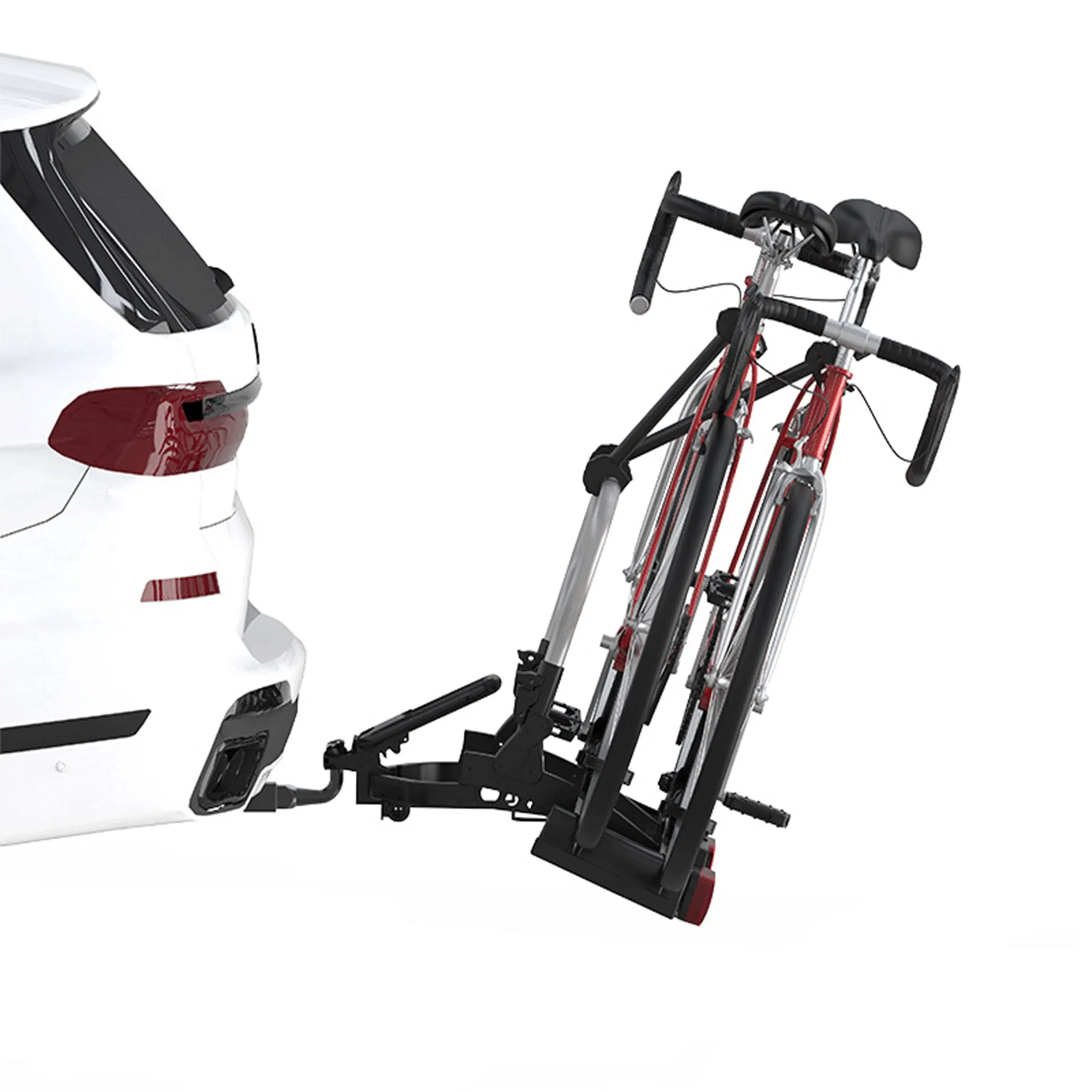 Off-road vehicle motorhome behind the bicycle fixed frame, outdoor travel car suspension mountain special bike frame