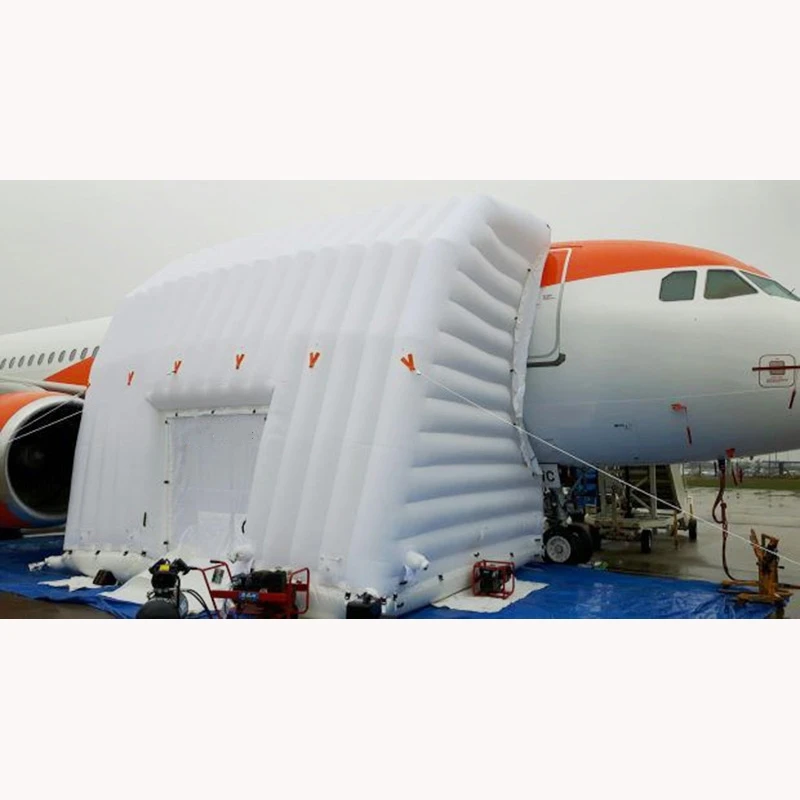 Large Aviation Inflatable Aircraft Maintenance Hangar Manufactured Tent for Aircraft Repair and Storage
