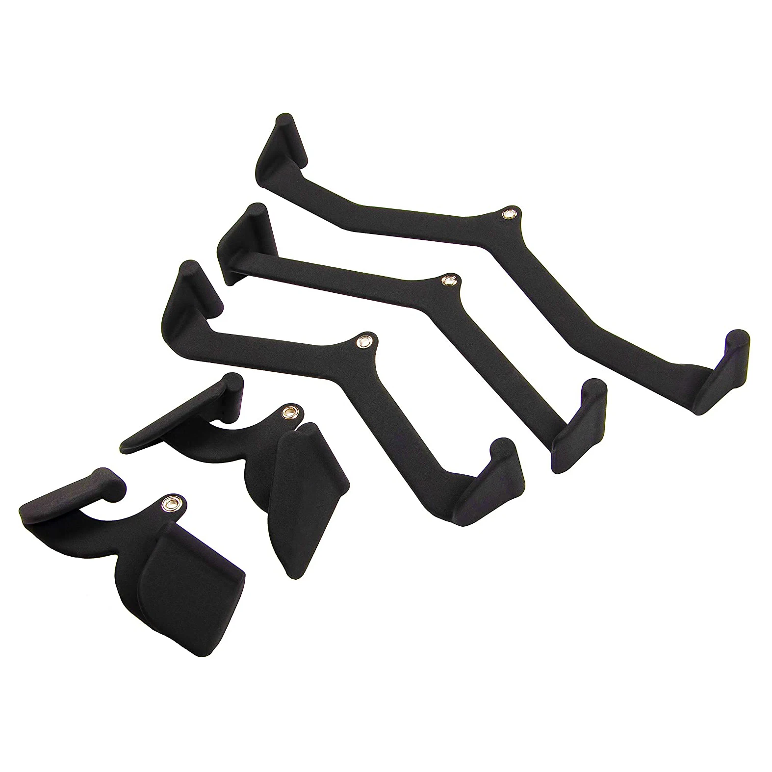 TELLUS All Sizes Available Back Strength Training Gym Exercise Fitness Accessories Cable Attachment Pull Back Handle Mag Grip