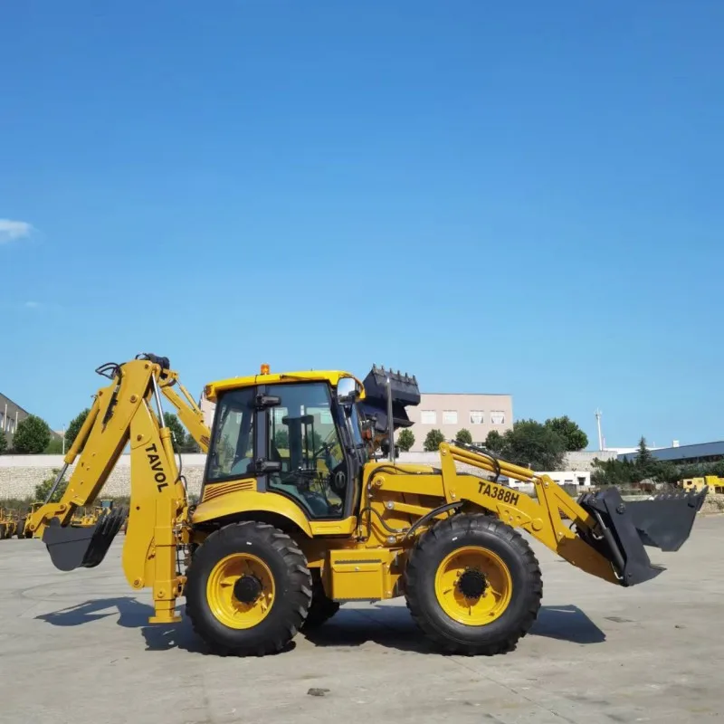 Large 10 ton 10T High Quality Loader Backhoe Crab Steer Mode 4WD Excavator Front Loader Backhoe Wheel Loader.