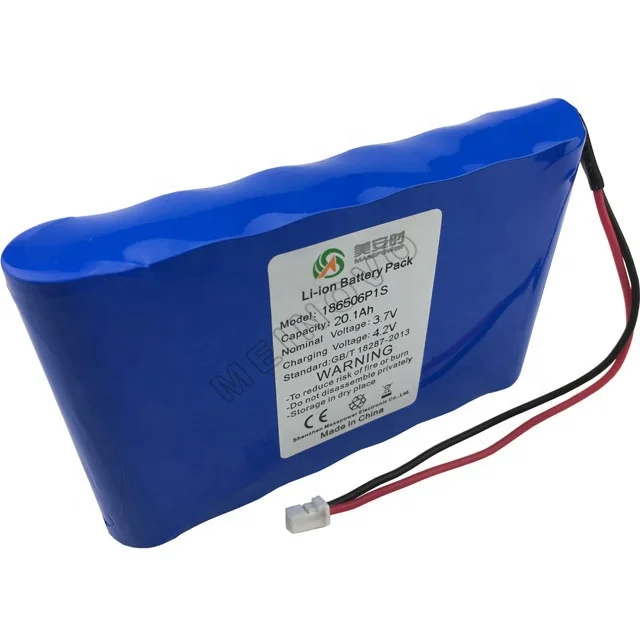 20.1Ah 18650 li-ion 3.7v 1s6p battery pack