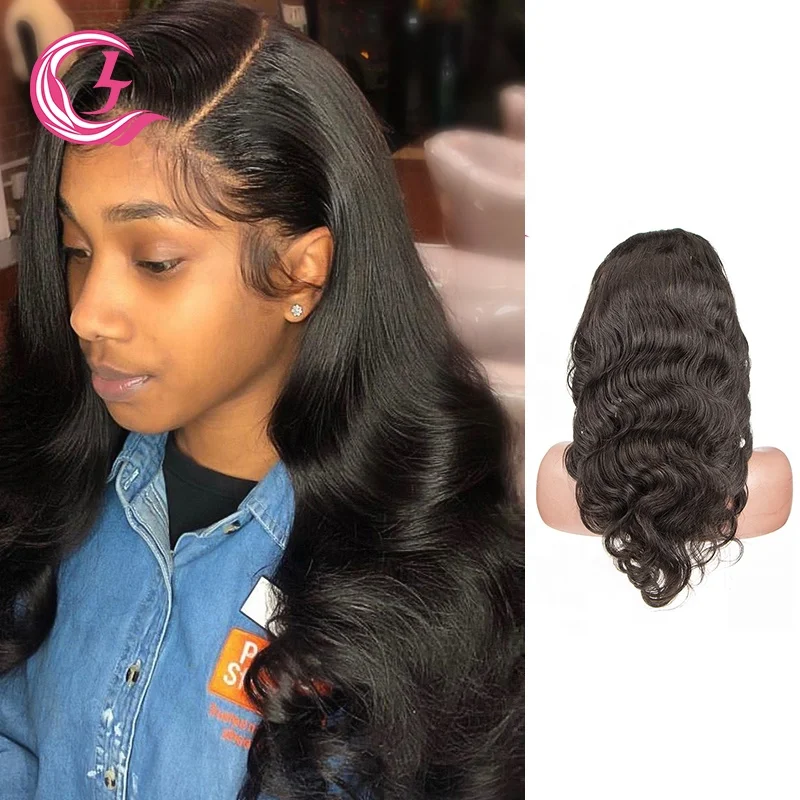 CLJ top quality perruque human hair wholesale cambodian natural hd lace front body wave shy wig for wigs making
