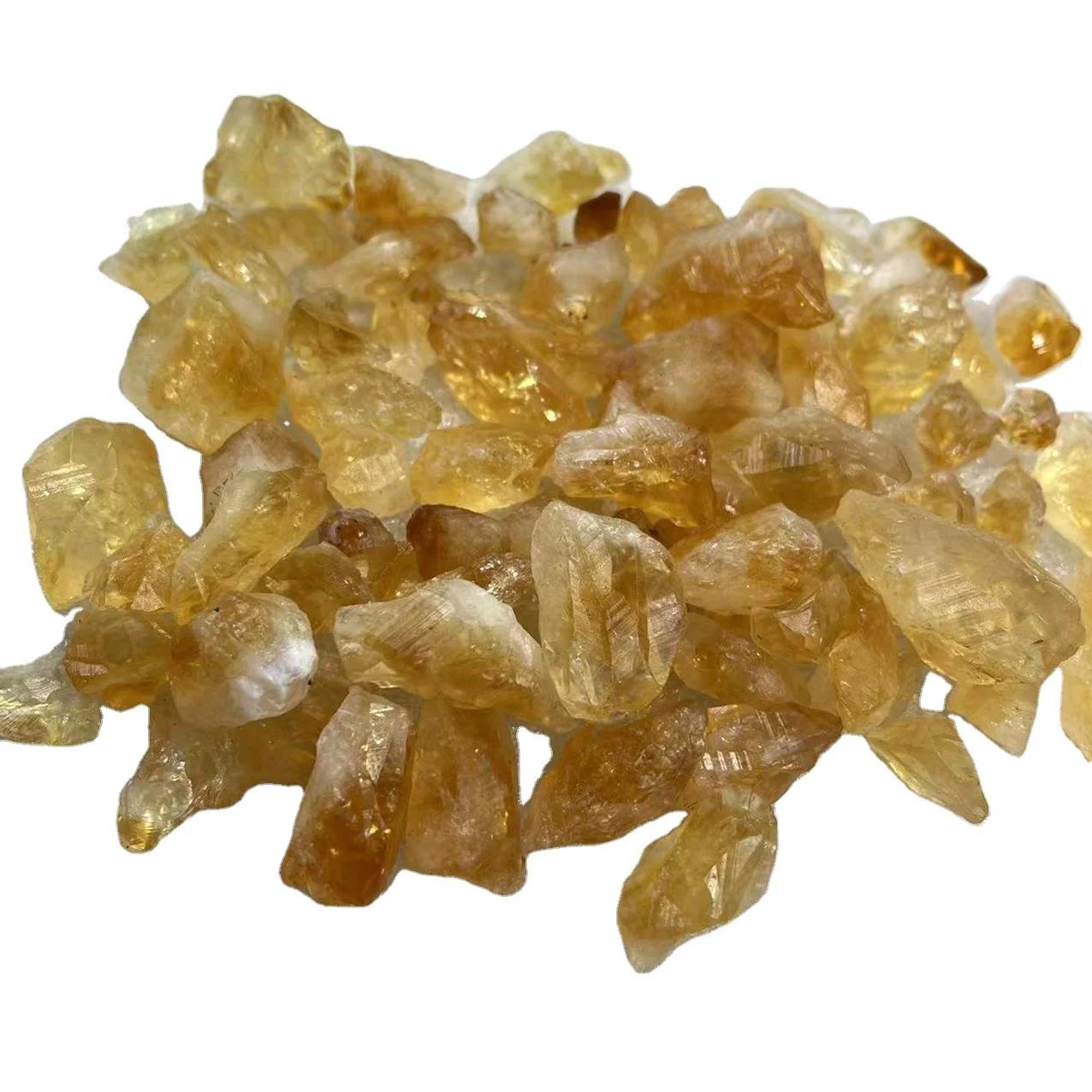 Wholesale Natural Brazilian Yellow Raw Quartz Crystal Rough Citrine Stone For Healing