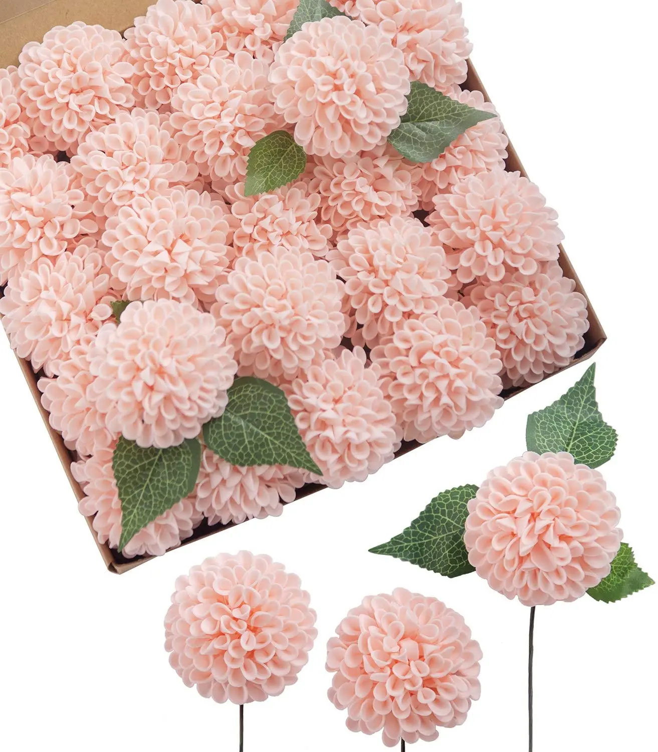 real touch decorative flowers artificial blush foam soap daisy flower for wedding centerpieces