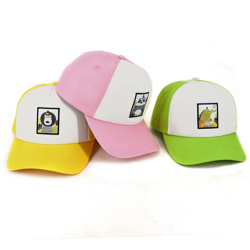 Изготовленные на заказ двухцветные бейсбольные кепки с узором 5 панелей