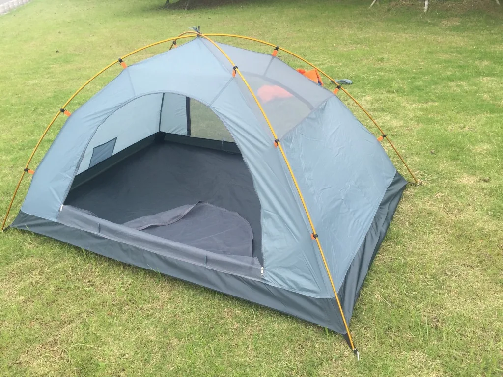 OEM 1-2 person 200*140cm Aluminum poles Double layer Waterproof Extended Type Outdoor camping Tent