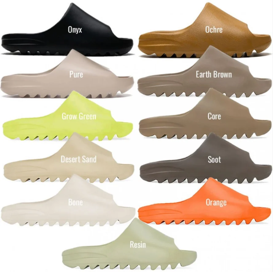 Original High Quality Unisex Slippers Brand Logo Beach EVA  Yezy Slides for Men and women indoor slide Fashion Wholesale