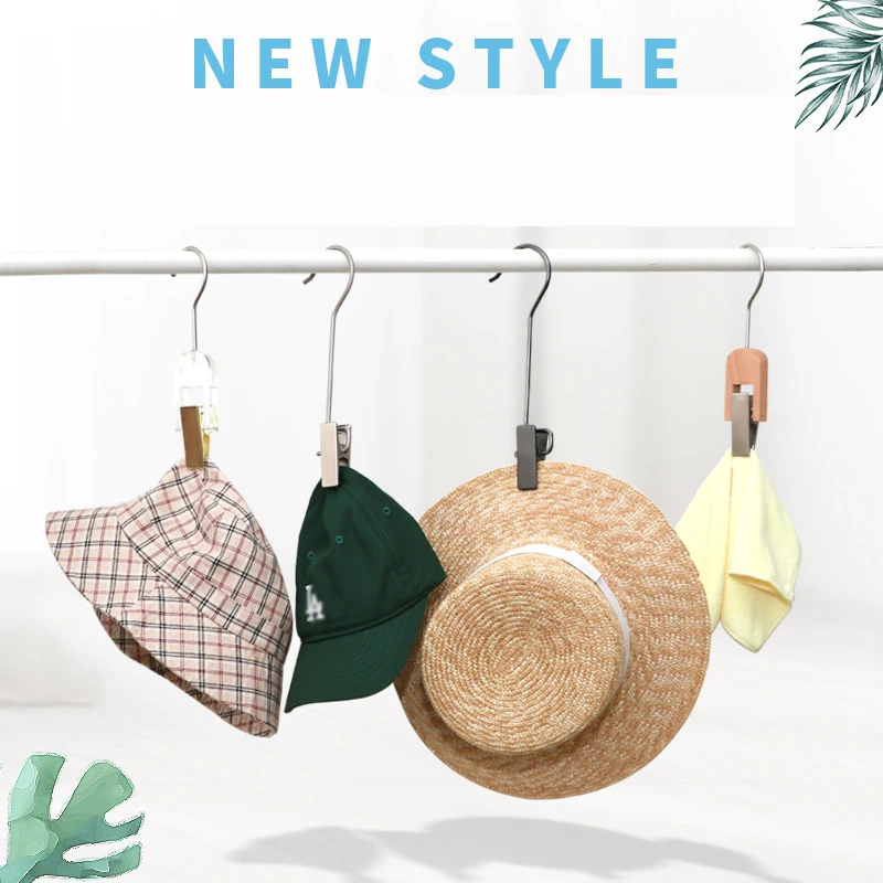 Transparent Hooks Clothing Store Wardrobe Acrylic Bra Clips Crystal Socks Scarf Hook Clothes Hanger Hook