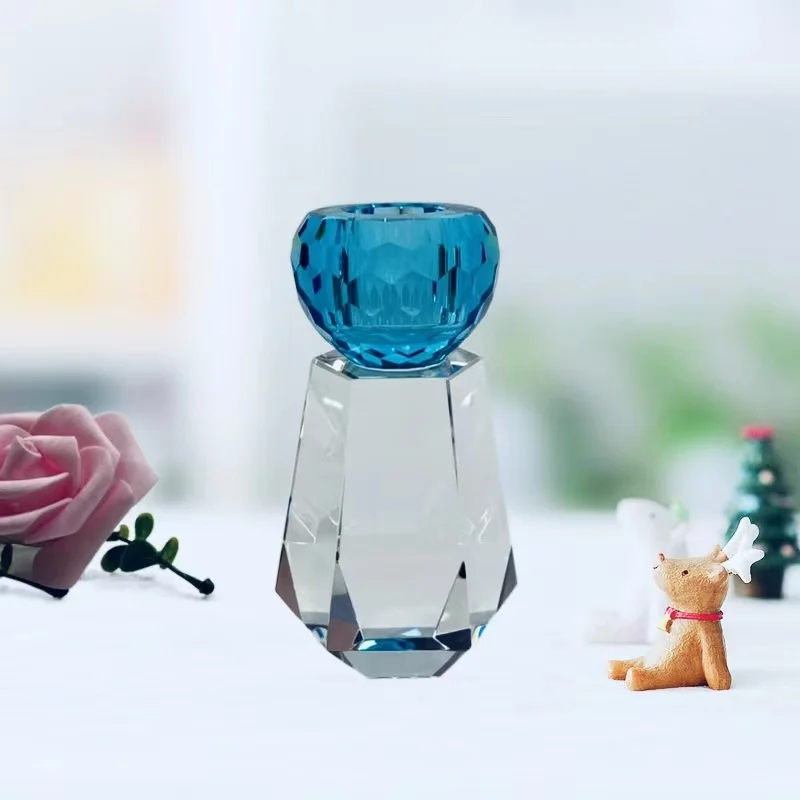 Новый дизайн Хрустальный подсвечник для