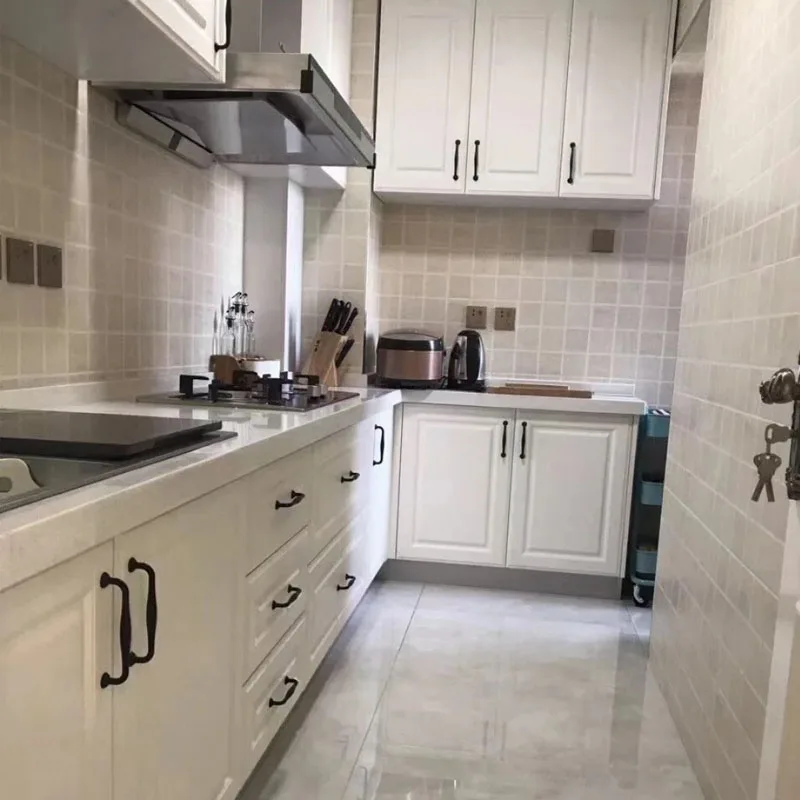 PVC Board Kitchen Cabinet Design Kitchen Furniture For Small Modern Kitchen Cabinet