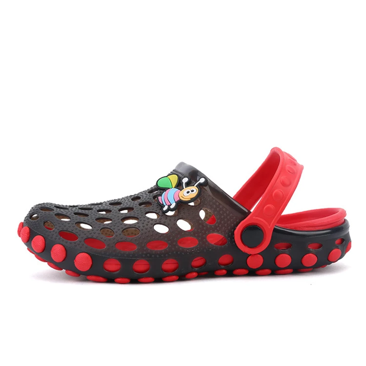 Эргономичный дизайн детская обувь с дырками мягкие и дышащие тапочки для родителей и детей легкие Нескользящие
