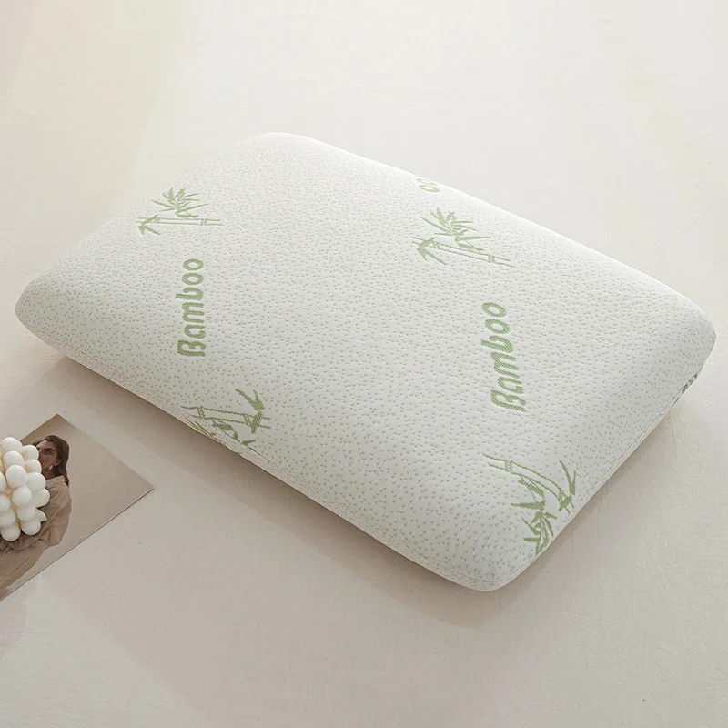 Factory Supply High Quality Bamboo Fiber Soft Single Sleeping Memory Cotton Pillow Core