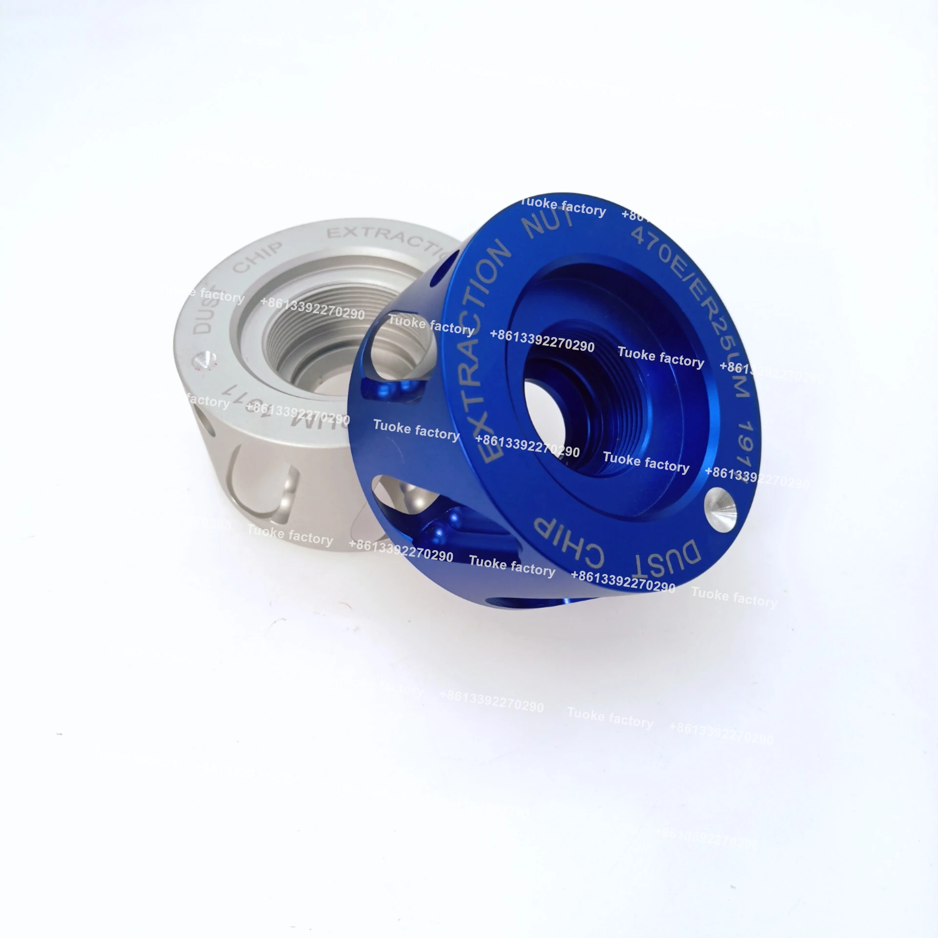 TUOKE TK552 High Quality Manufacturer Dust Chip Extraction Nut ER25 for Woodworking CNC Machines