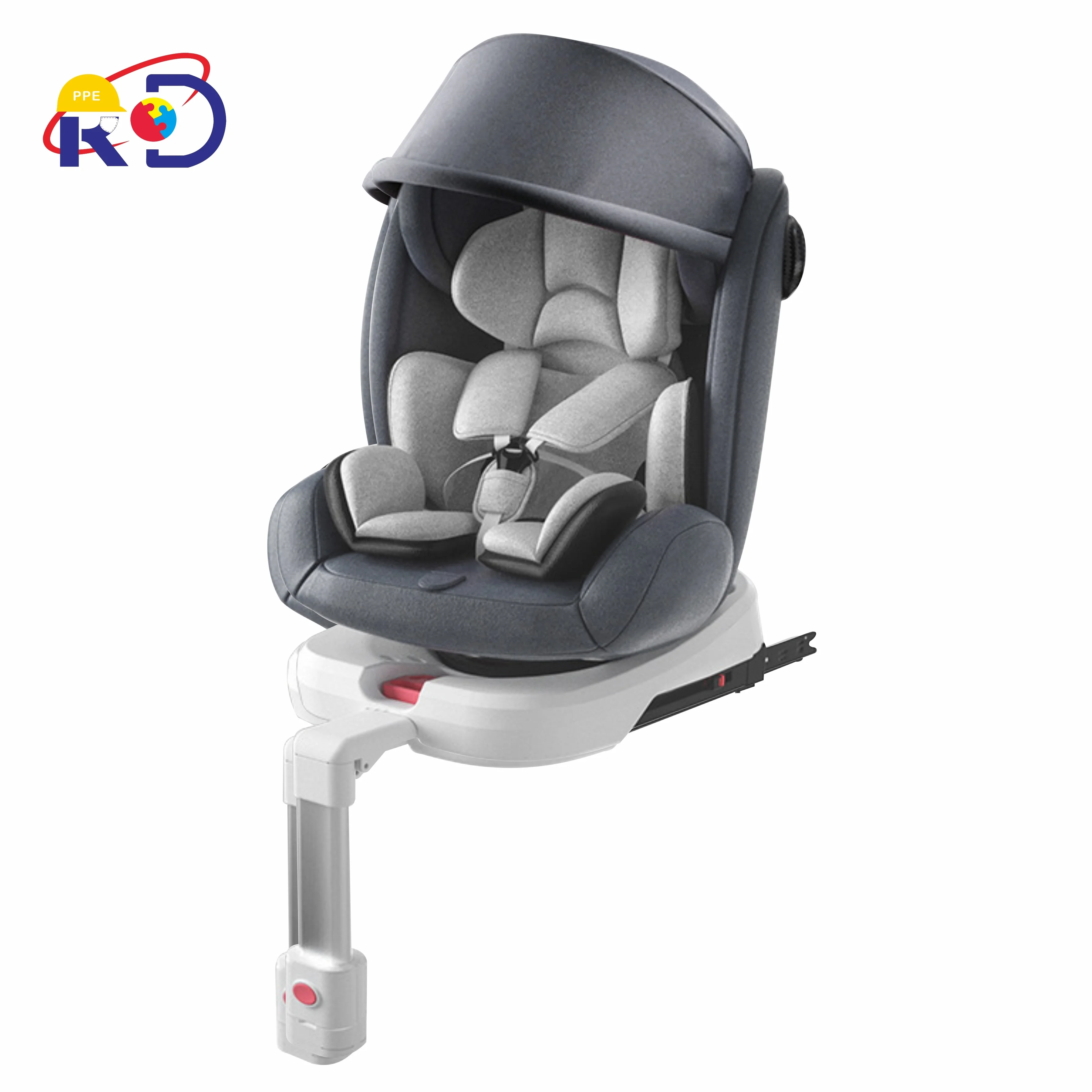 Vehicle-used simple convenient and rotatable child safety seat for 0-12 years old