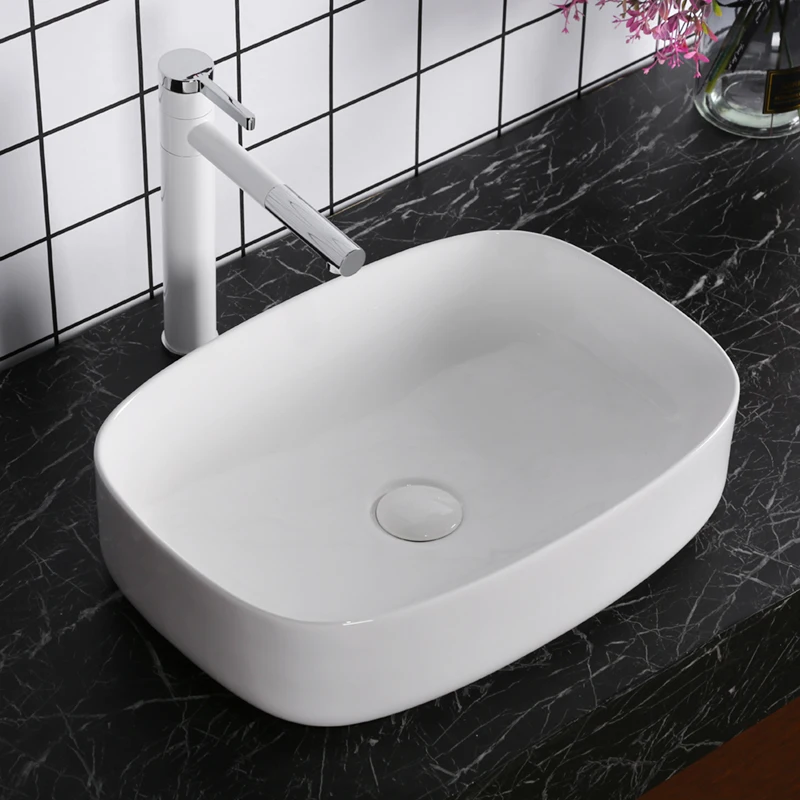 Sanitary ware wash basin bathroom decor ceramic table top modern wash basin sinks