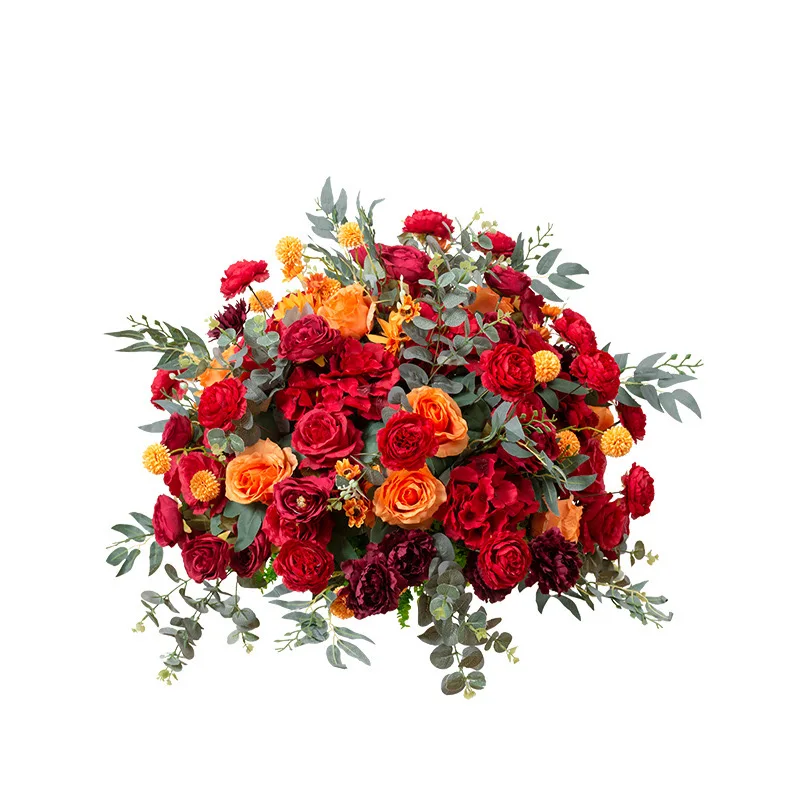 Artificial flower Ball Road Guide Flower Ball Centerpieces Stage Guides Flower for Wedding Table Decorations