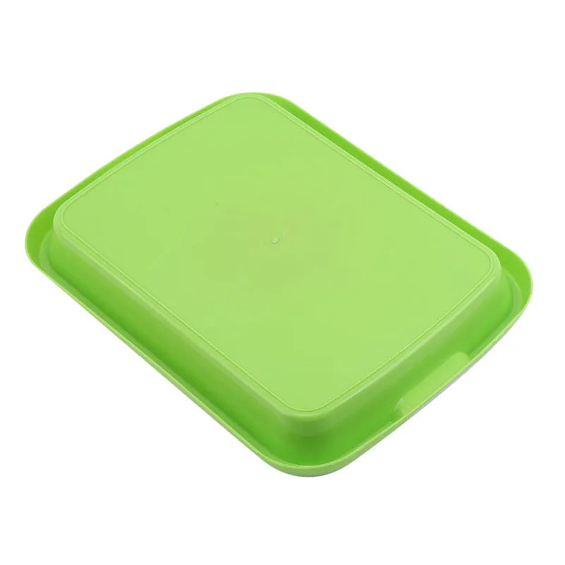 Water cultivation seedling plastic growth nursy Microgreen Planter soilless sprout dish tray with lid