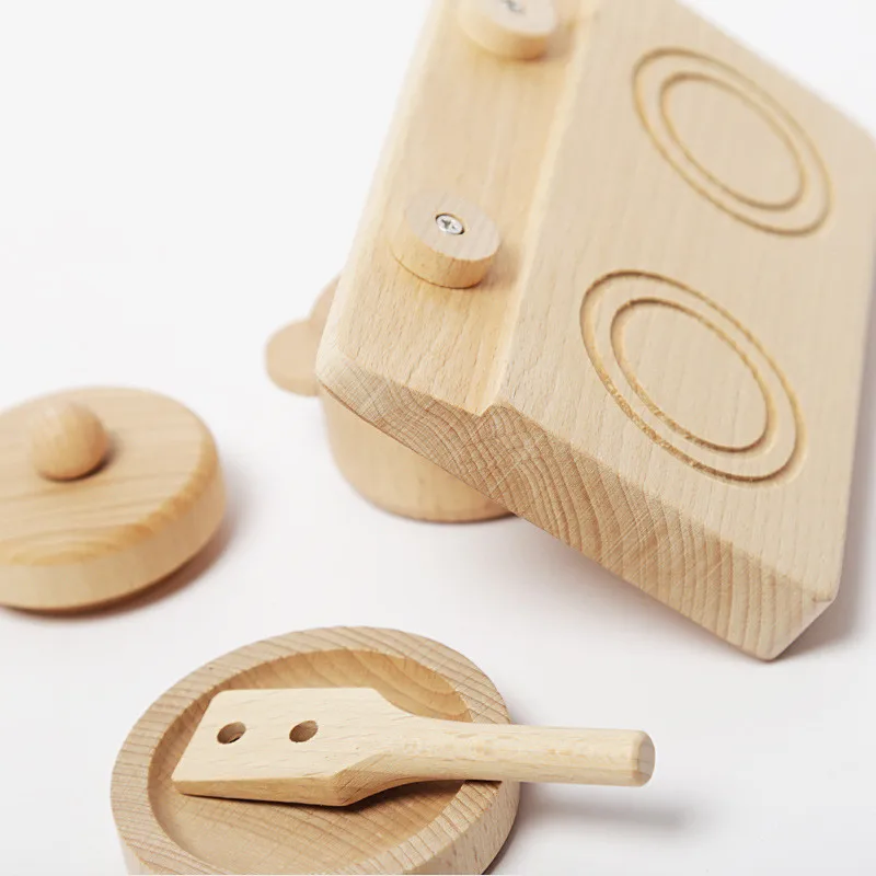 Kid Cooking Toys Kitchen Play Set Toys Child wooden Kitchen Toy Sets