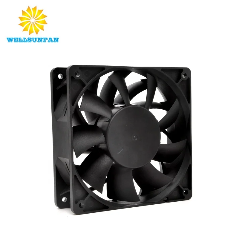 WellSunFan OEM ODM 120 мм 12 В заводская цена горячая распродажа подшипник шариковый IP68 водонепроницаемые осевые вентиляторы охлаждения