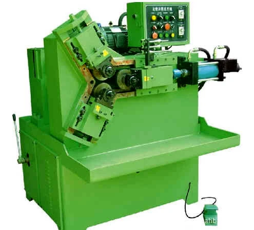 Automatic Small Hydraulic CNC Three Rolls Pipe Tube Rebar Screw Thread Rolling Machine