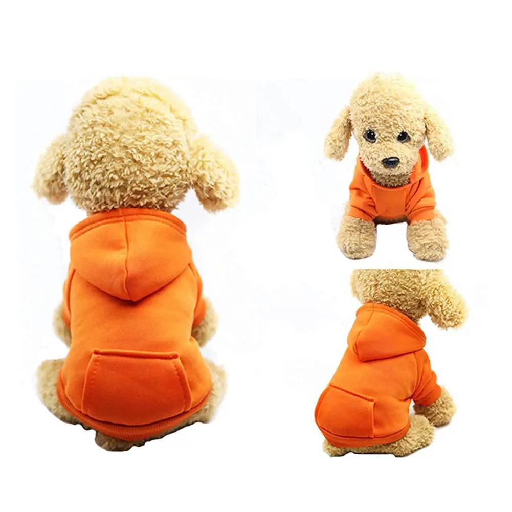 Wholesale winter pet sweater Teddy law fighting cowboy pocket hooded clothes cat and dog clothing pet clothes