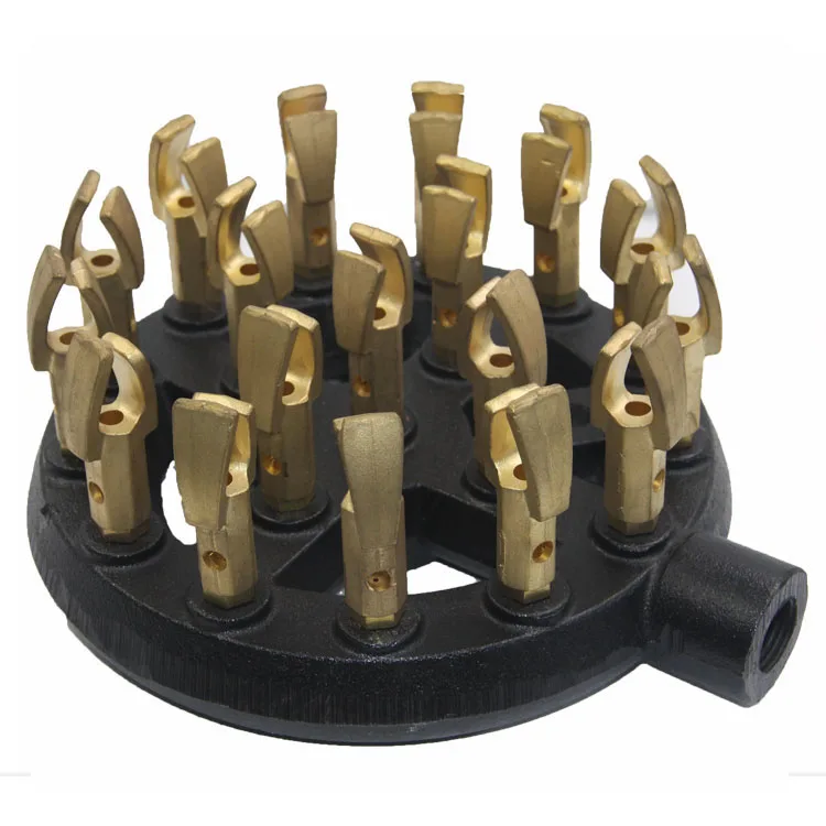 High Heat Commercial 18 Duckbill Nozzle Gas Jet Burner Wok Burner For Chinese Wok Range