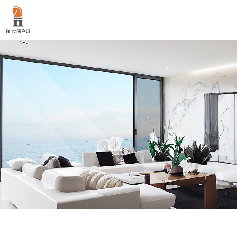 Современное немецкое стандартное пассивное окно с тройным наклоном и поворотом для виллы рамкой из алюминиевого сплава решением графического дизайна