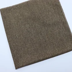 Double face brush heavy 20% wool fleece polyester brown blend woolen fabric garment