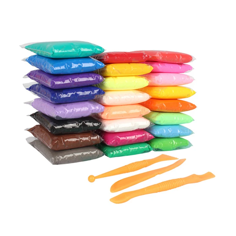wholesale 1000g polymer clay air dry super light clay plasticine air dry modeling clay for kid playdough and slime