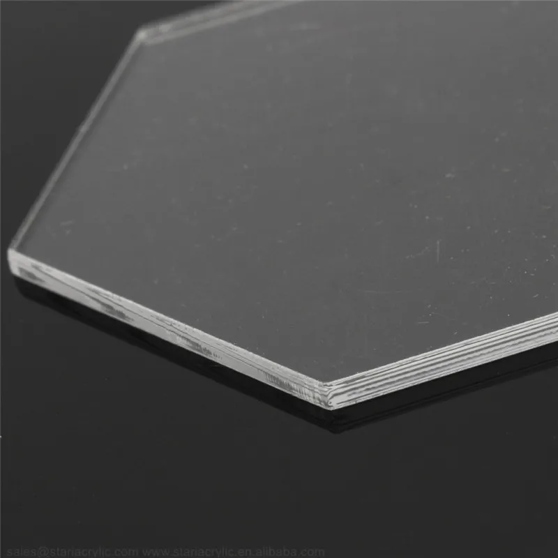 Acrylic Hexagon Ruler Acrylic Template Ruler Clear Lucite Quilting Rulers