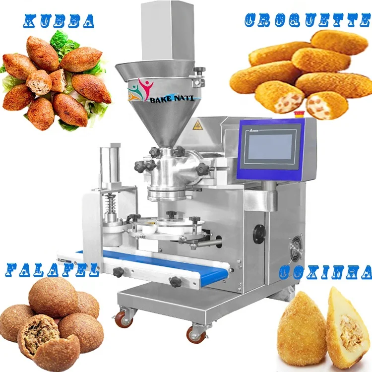 Shanghai Bakenati Hot Sell Multi-functional Automatic Croquette Machine Mini Falafel Machine Small Meat Ball Machine