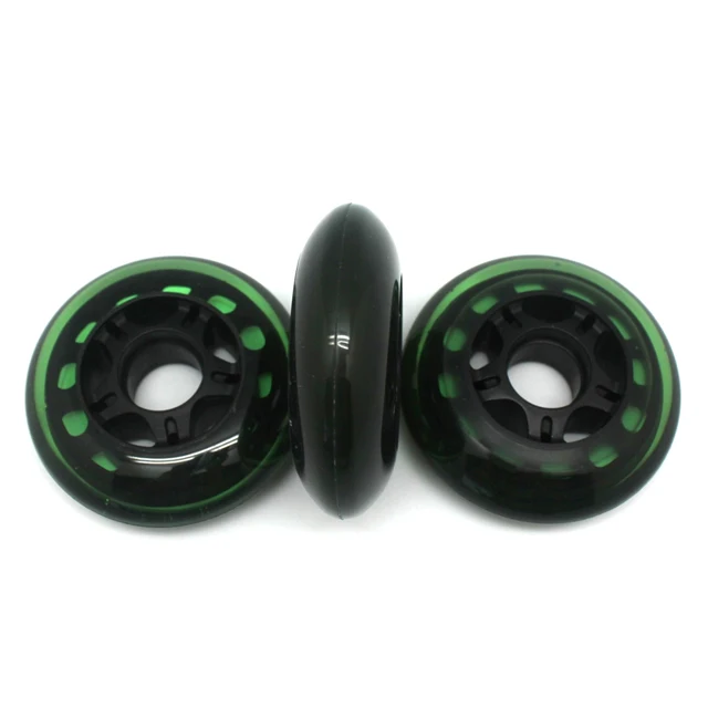 Outdoor Sport Scooter Roller 75mm High Rebound Inline Skate Wheel New PU Roller Customize Skates Replacement Wheels