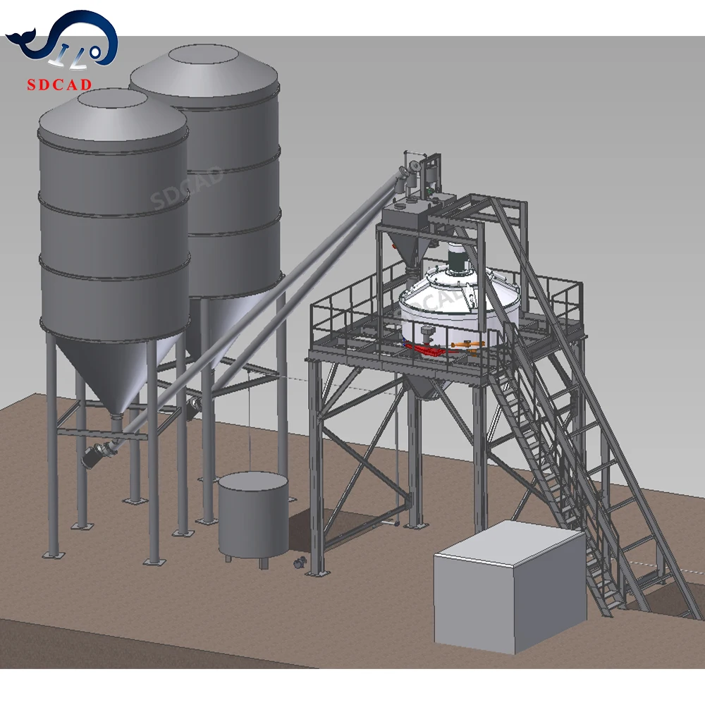 SDCAD 500L вертикальный вал планетарный Бетономешалка блок смеситель распродажа