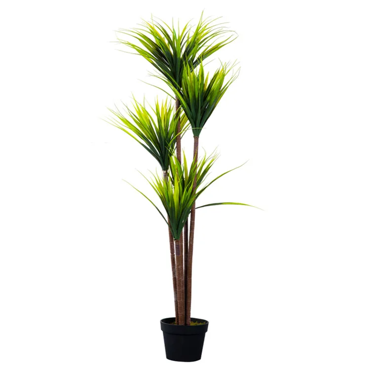 S02664 Indoor tree living room Decor Landscape Plant Tree Sago Cycas Trees Artificial Dracaena Plants artifical plants indoor
