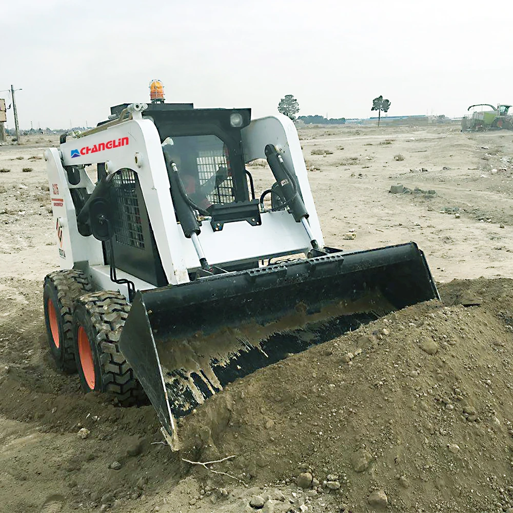 Factory Hot crawler skid steer 700kg 255F Changlin Brand track skid steer loader with 4 in 1 bucket