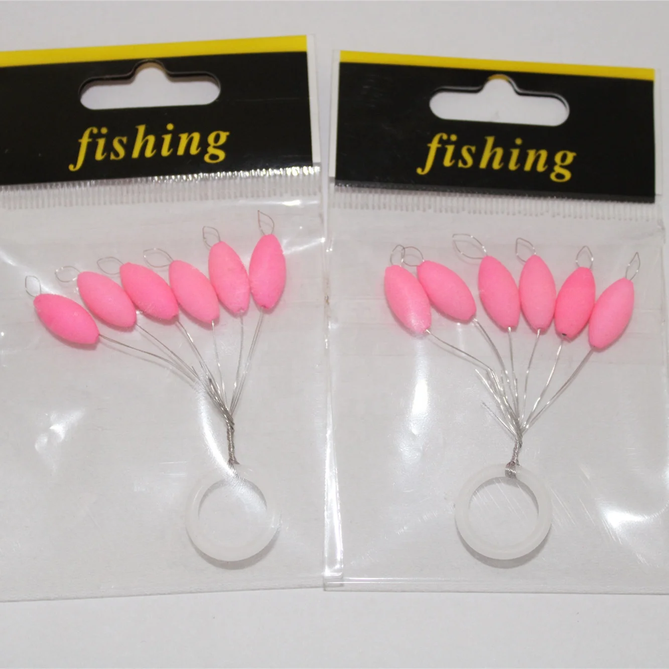 Розовые Овальные поролоновые пробки для рыбалки, резиновые пробки для продажи