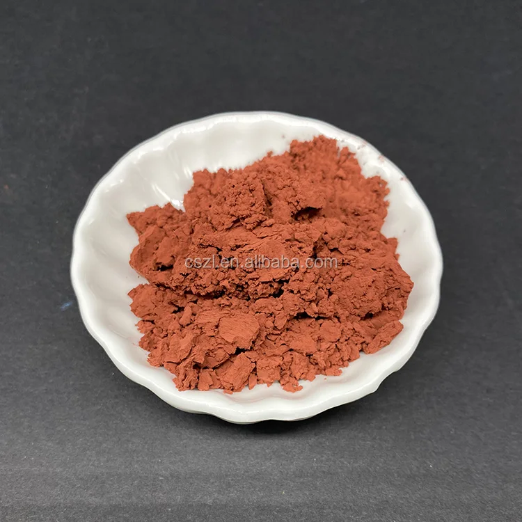 ceramic glaze Maroon color